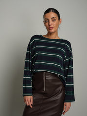 Maglia riga larga Verde-bottiglia Vicolo UAC0226;Maglia riga larga Verde-bottiglia Vicolo UAC0226 — foto 2;Maglia riga larga Verde-bottiglia Vicolo UAC0226 — foto 3;Maglia riga larga Verde-bottiglia Vicolo UAC0226 — foto 4;Maglia riga larga Verde-bottiglia Vicolo UAC0226 — foto 5